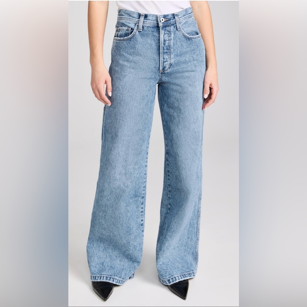 Favorite Daughter Ollie Ultimate Baggy Wide Leg Jeans in London size 26 27